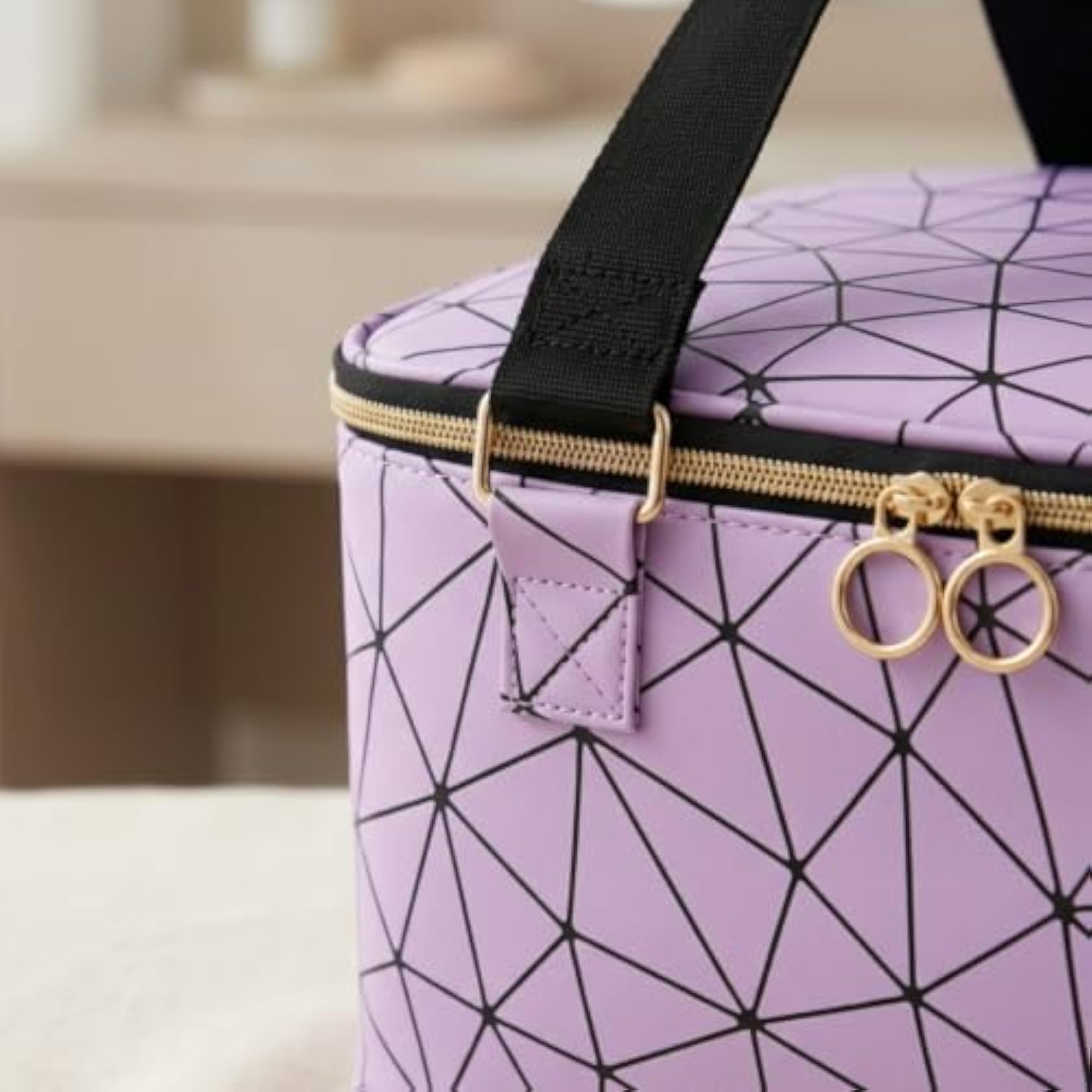 Three-Layer Nail Polish Organizer, Travel Cosmetic Bag